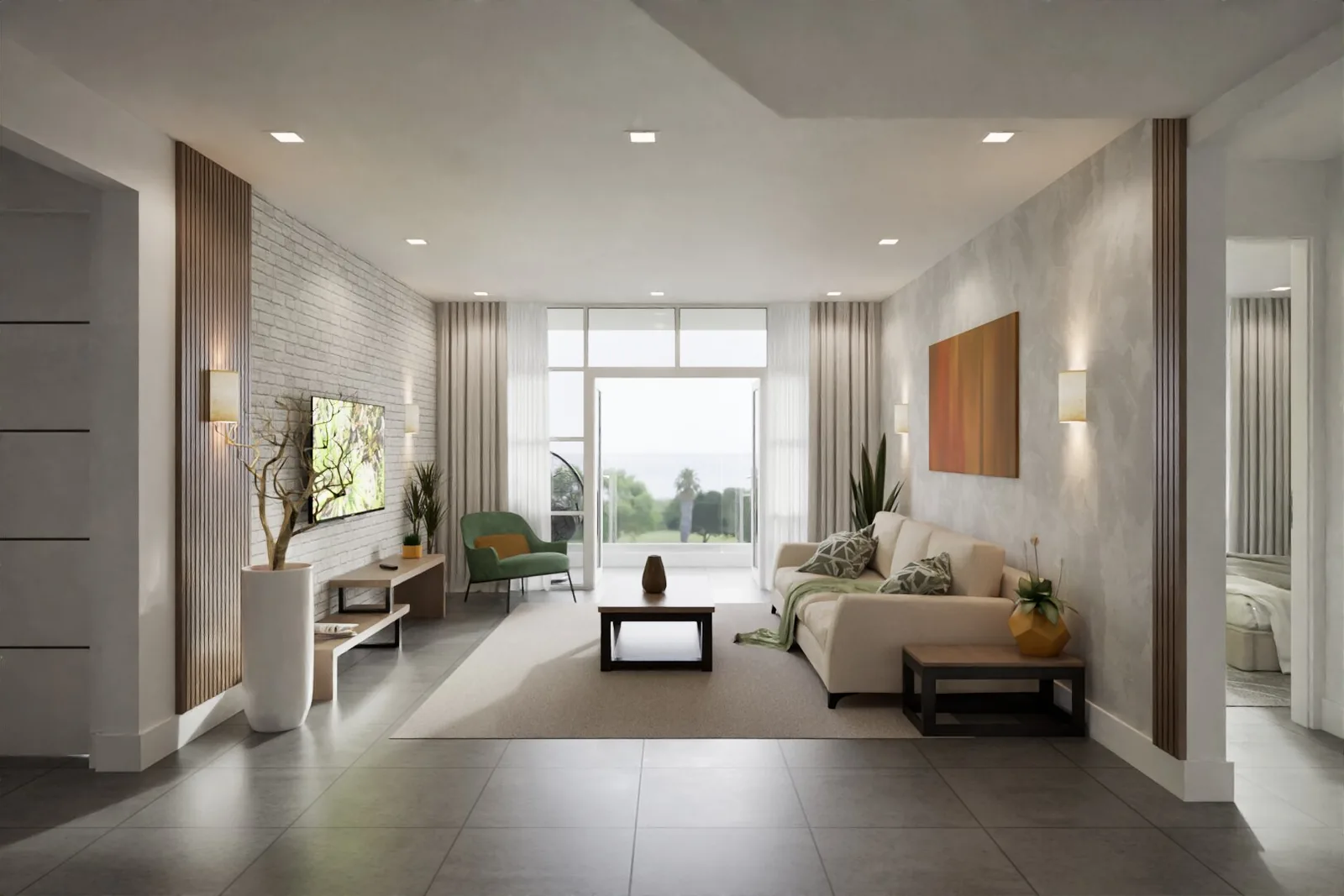 Residential interior visualization for Salisbury Residence