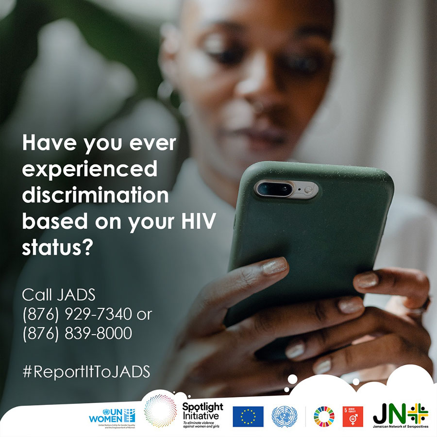JADS HIV discrimination awareness graphic