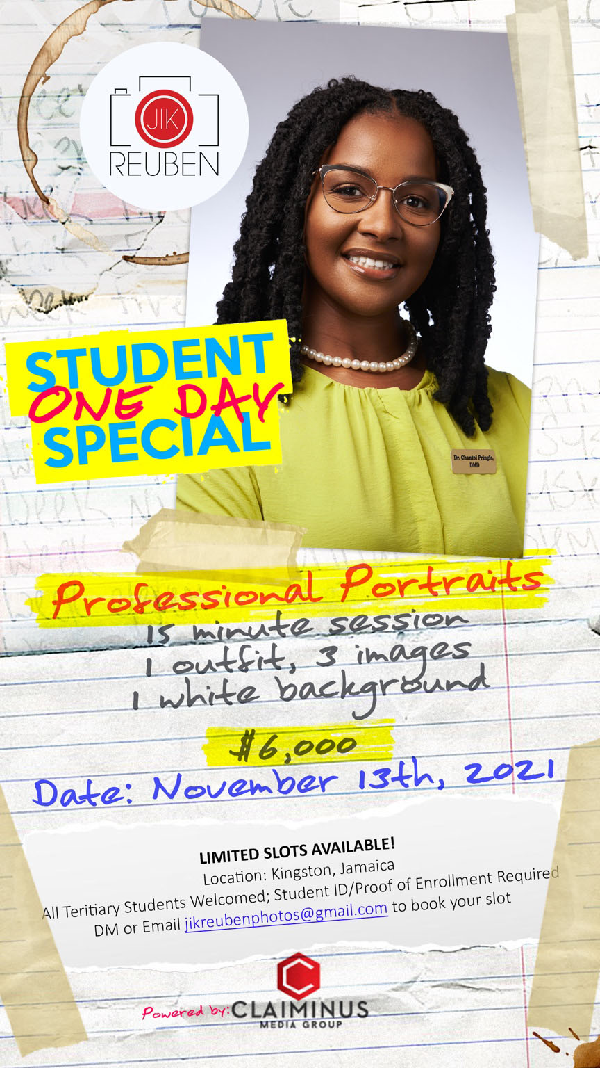 Jik Reuben student professional portraits promotion
