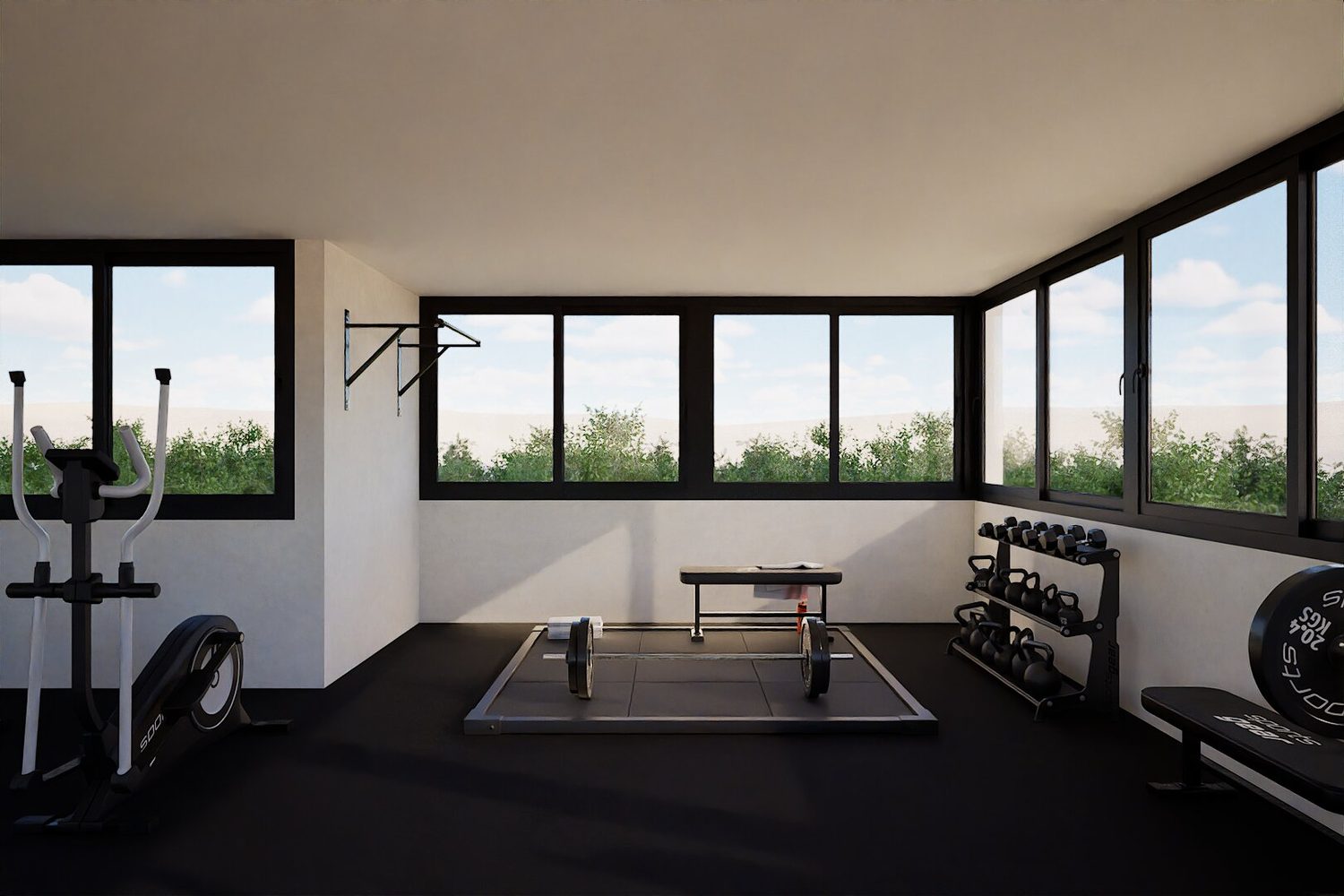 Rooftop Gym I