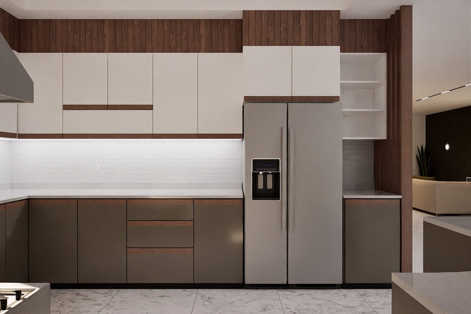 Kitchen Storage Wall