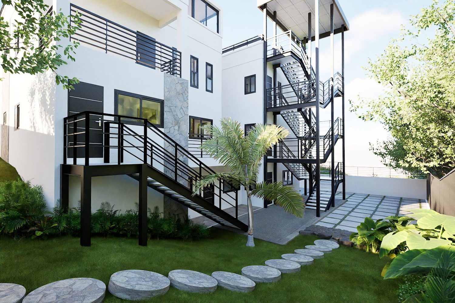 Garden + Stairs