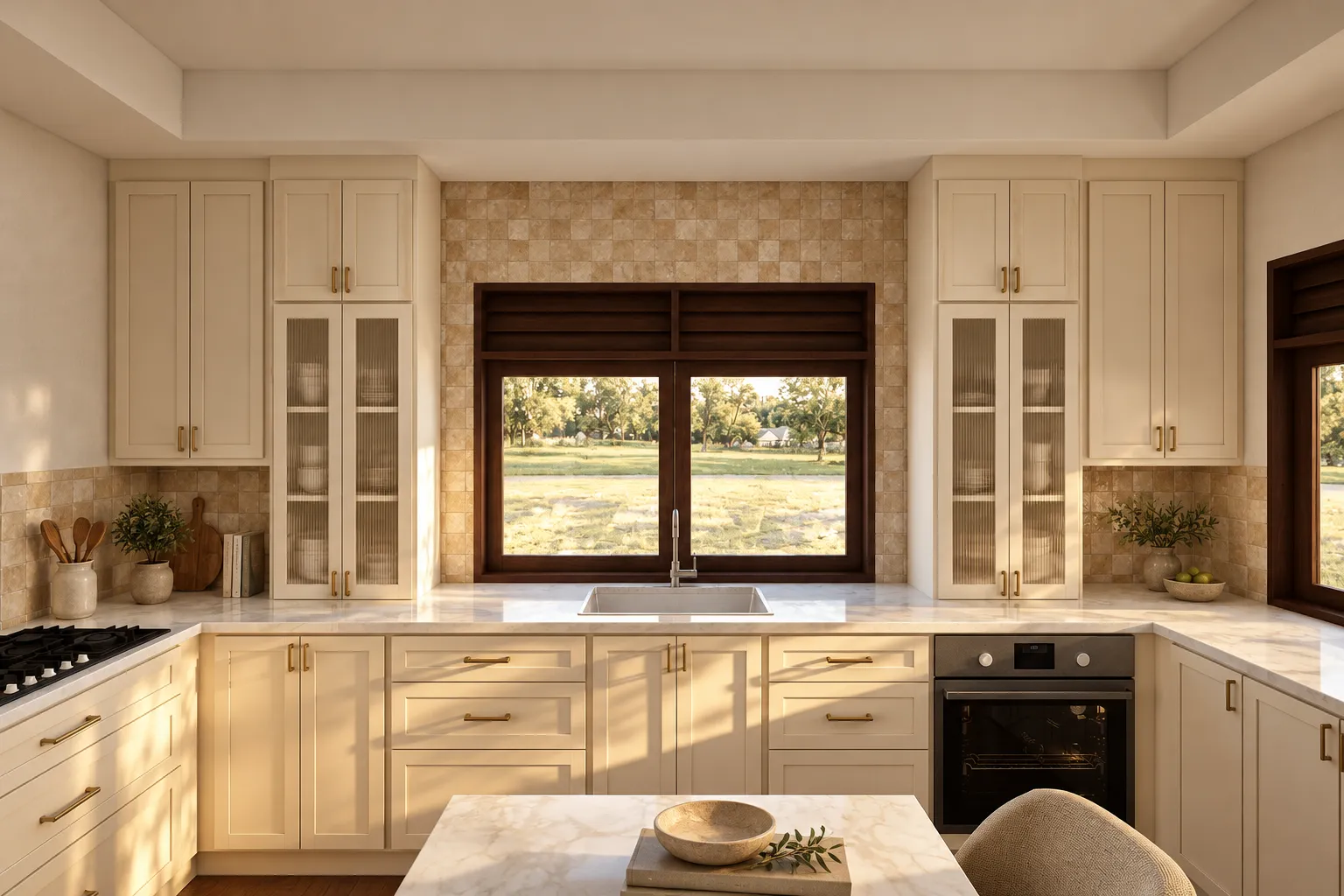 Sink-side Display Cabinets
