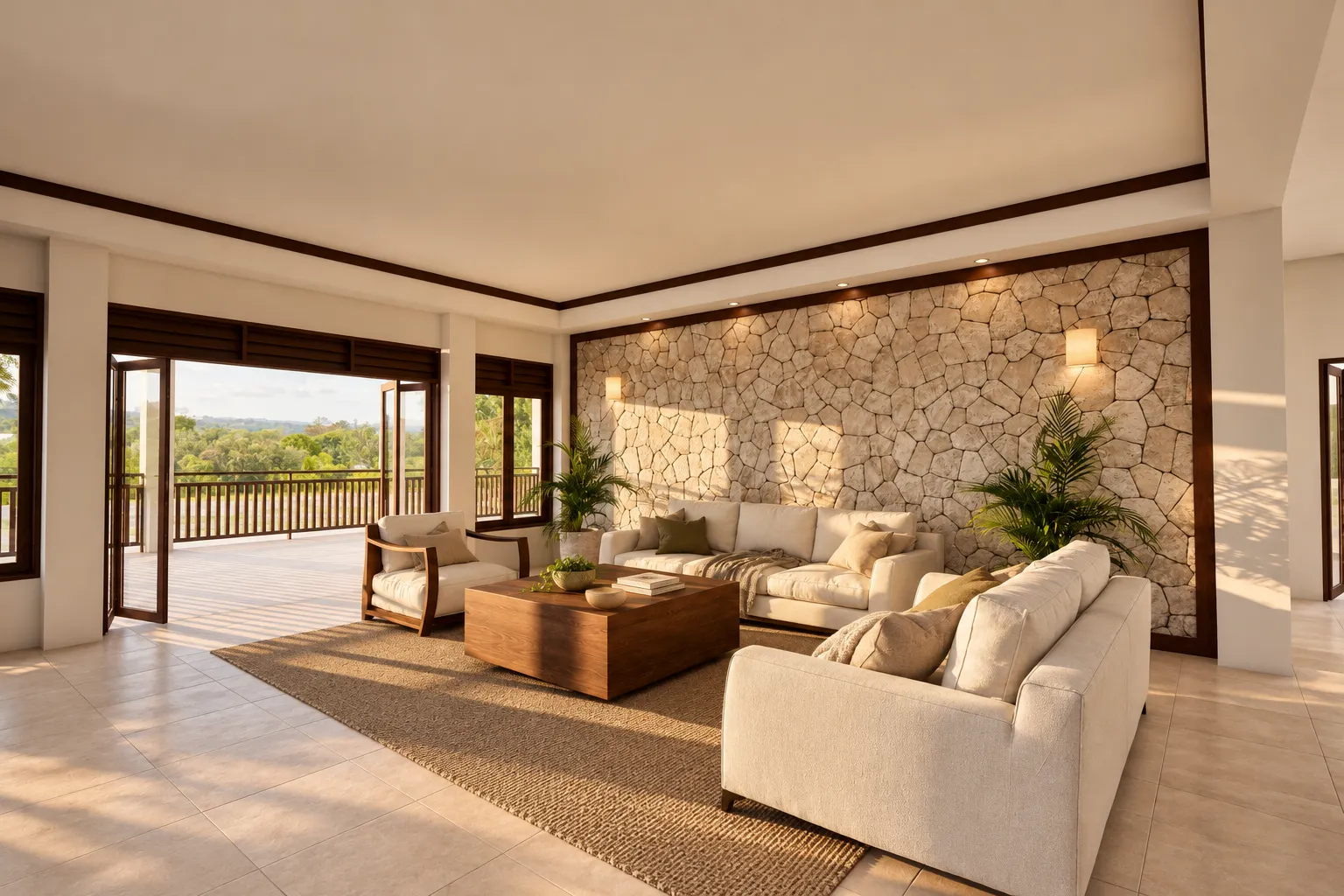 Living Room / Angled View