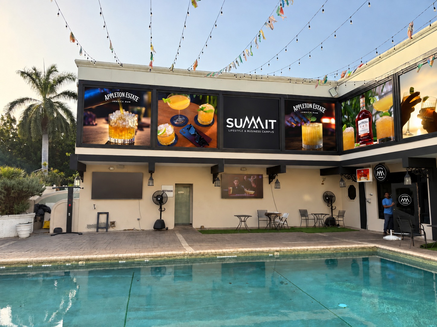 Courtyard Summit Appleton Estate window graphics